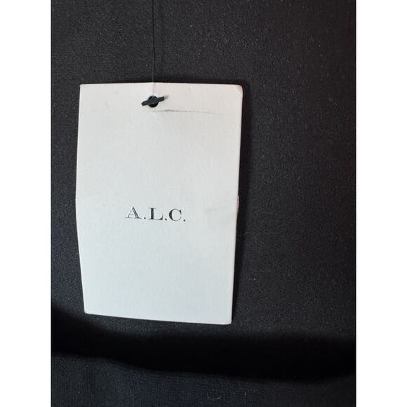 ALC Heidi Combo Fit & Flare Black Mini Dress Sz 8 NWT $495 MSRP - Picture 8 of 15